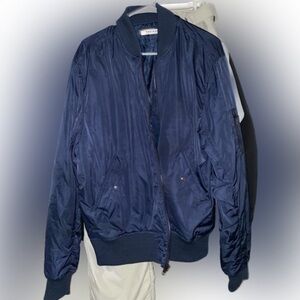 PACSUN Navy Blue Bomber jacket​